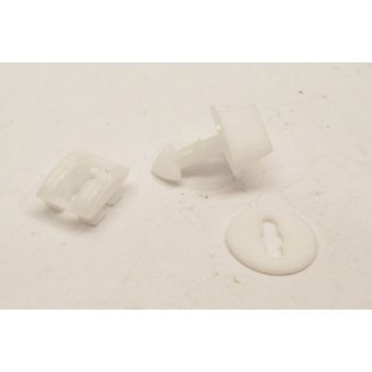 BEV001org Clip set motorschild wit